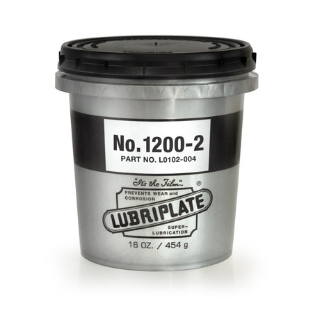 Lubriplate No. 1200-2, 12/16 Oz Tubs, Heavy Duty White Lithium Grease L0102-004